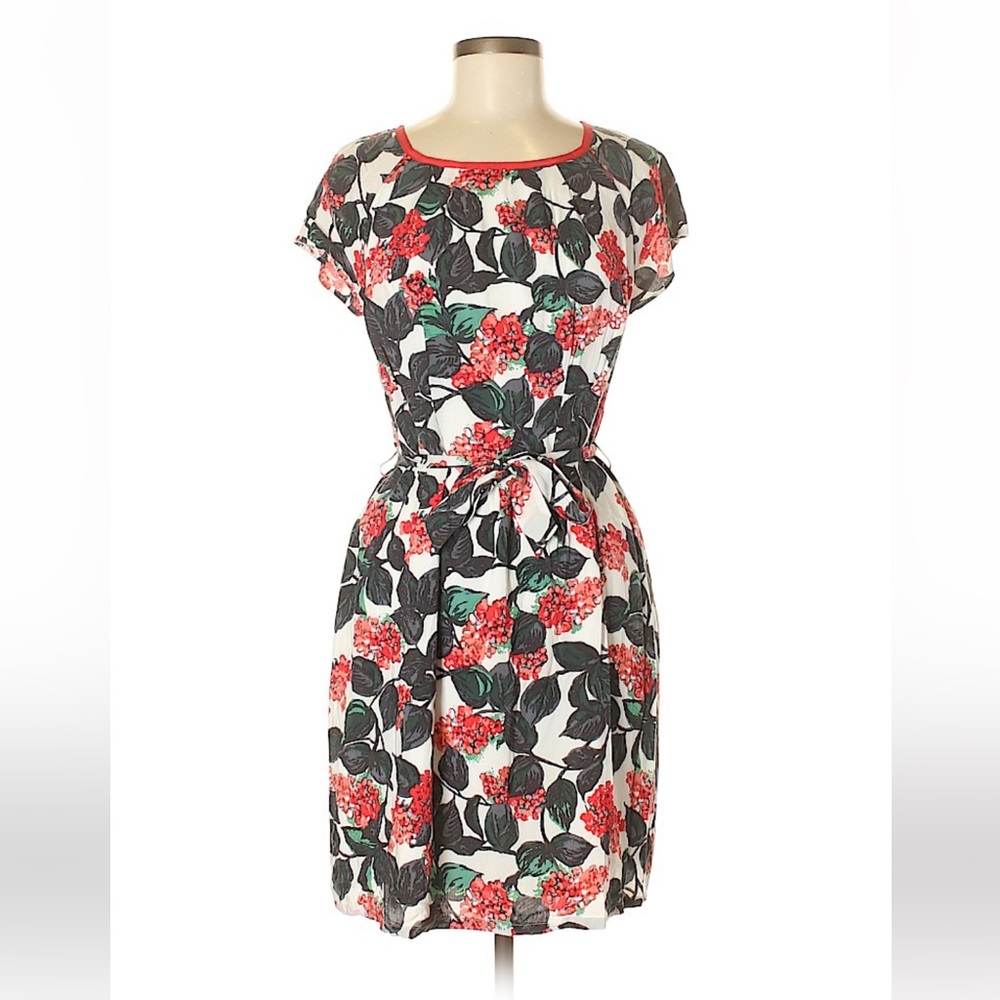 Boden Spring Floral Casual Dress Size 8R / UK 12